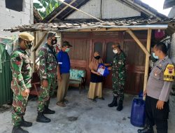 Lagi, Polres Kudus Bagikan Sembako Ke Masyarakat Terdampak PPKM Level 4