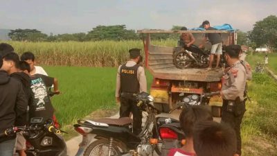 Balap liar di Tanjungrejo Motor Diangkut Polisi