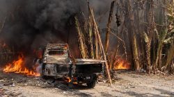 Diduga Korsleting Carry, Dua Mobil dan Satu Motor di Megawon Kudus Hangus Terbakar