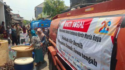 IJTI Patungan Sedekah Air Bersih, Prihatin Krisis Air Bersih Meluas di Demak