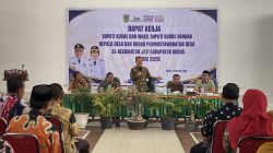 Hadapi Transisi Pemerintahan Desa hingga Mitigasi Bencana, Bupati Kudus Gelar Rapat Kerja Bersama Kades dan BPD se-Kecamatan Jati